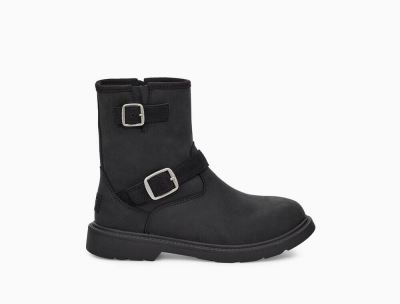 UGG Kinzey Weather Big Kids Boots Black - AU 628AE